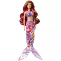 Кукла Barbie Морские приключения Русалка Волшебная трансформация, 29 см, FBD64