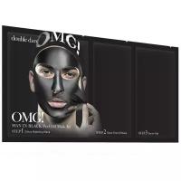 Double Dare OMG! Man in Black Трехкомпонентный комплекс мужских масок «Смягчение и Восстановление»