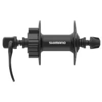 Втулка передняя Shimano TX506 36 отверстий 6 болтов QR чёрная EHBTX506AAL