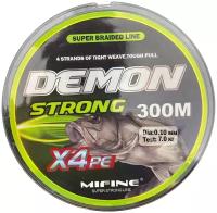 Плетёный шнур Demon 0,10 мм. 300м