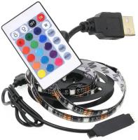 Светодиодная лента 5V RGB USB DLED VIBE SMD5050 (комплект 3 метра ленты с пультом)