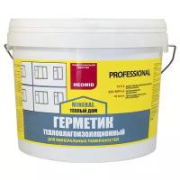 NEOMID теплый ДОМ MINERAL PROFESSIONAL герметик строительный,15 кг, белый