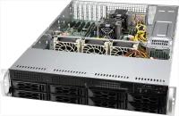 Шасси серверное Supermicro SuperChassis 2U (OEM)LA25TQC-R609LP/ no HDD(8)LFF/ optional LFF(2)+SFF(2)/ 7xLP/ 2x600W Platinum(12