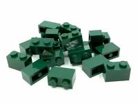 Lego Education 4245570 Кирпичик 1х2 темно - зеленый 50 шт