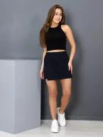 Юбка шорты женские спортивные короткие Дуэт чернила IvCapriz 48