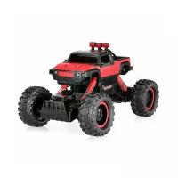 Монстр-трак HuangBo Toys Rock Crawler (HB-P1404), 1:14, 32 см, черный/красный