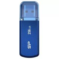 Флеш накопитель 256Gb Silicon Power Helios 202, USB 3.2, Голубой