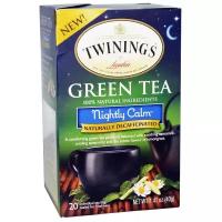 Чай зеленый Twinings Nightly calm без кофеина в пакетиках