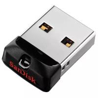 Флешка SanDisk Cruzer Fit 32 ГБ, 1 шт., черный