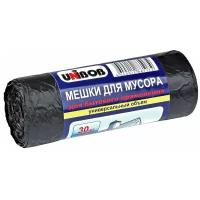 Мешки для мусора Unibob 60 л, рулон 30 шт, черные