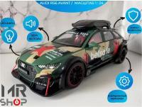 Коллекционная модель Audi RS6 DTM Avant 1:24 с багажником (металл, свет, звук)