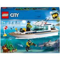 Конструктор LEGO City Great Vehicles 60221 Яхта для дайвинга