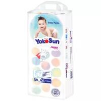 Подгузники-трусики YOKOSUN, размер XL (12-20 кг), 38 шт