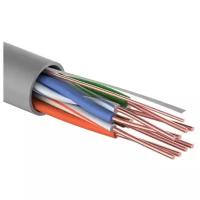 Кабель UTP PROconnect 4PR 24AWG, CU (медь), CAT5E, 100 МГц, PVC, серый, бухта 50 м