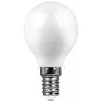 Лампа светодиодная Saffit SBG4509 55081, E27, G45