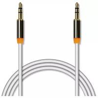 Кабель Jet.A mini jack 3.5 mm - mini jack 3.5 mm (JA-AC01), 1.5 м, белый