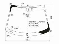 Стекло Лобовое Chevrolet Aveo 4/5d 11- XYG арт. CHEV-T300-L-VP LFW/X