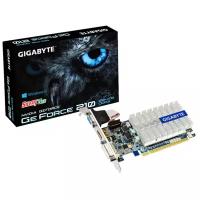 Видеокарта GIGABYTE GeForce 210 520MHz PCI-E 2.0 1024MB 1200MHz 64 bit DVI HDMI HDCP