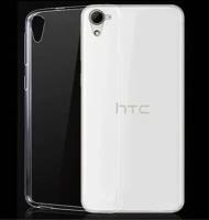 Силиконовый чехол накладка прозрачный для HTC Desire 530