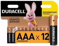 Батарейка Duracell Basic AAA, 12 шт