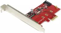 Контроллер PCIe x1 v2.0 (Asmedia ASM1061) 1 x SATA, 1 x M.2 B-key, SATA 3.0 (6Gb/s) | ORIENT A1061S-M2 oem