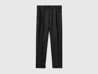 Льняные брюки с подворотами United Colors of Benetton для женщин 24P-4AGH558X5-100-L