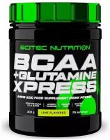 Scitec Nutrition BCAA+Glutamine Xpress 300 гр., лайм