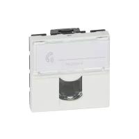 Legrand 076554 розетка RJ 45 - программа MOSAIC - категория 5Е - UTP 8 контактов - 2 модуля - белый - LCS2