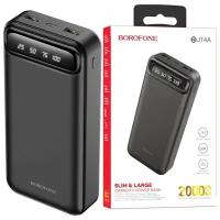 Внешний аккумулятор Borofone Power Bank BJ14A Freeway 20000mAh Black