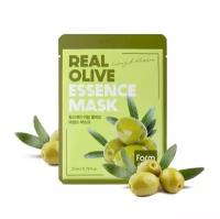 Тканевая маска для лица с экстрактом оливы FarmStay Real Olive Essence Mask