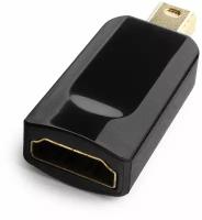 Переходник/адаптер Cablexpert miniDisplayPort - HDMI (A-mDPM-HDMIF-01), 0.16 м, черный