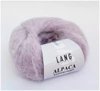 Пряжа Alpaca Superlight Lang Yarns( Альпака Суперлайт), цвет 0007-лаванда, 25гр/199 м, 54% альпака, 22% шерсть, 24% полиамид, 1 моток