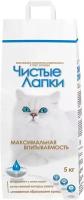 Наполнитель Чистые лапки 5 кг Комфорт комкующийся бентонитовый 1/162