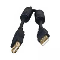 Удлинитель 5bites USB - USB (UC5011-050A), 5 м, черный