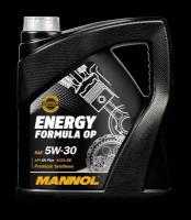 Синтетическое моторное масло Mannol Energy Formula OP 5W-30, 4 л 1077