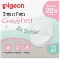 Pigeon Вкладыши для бюстгалтера Pigeon Comfy Feel breast c алое 30шт