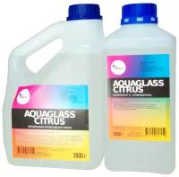 AquaGlass Citrus 3000 грамм (прозрачная эпоксидная смола для творчества)