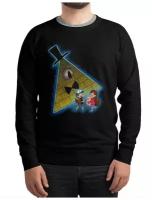 Свитшот DreamShirts Studio Гравити Фолз / Gravity Falls / Билл Шифр / Bill Cipher / Толстовка / Мужской Черный 50