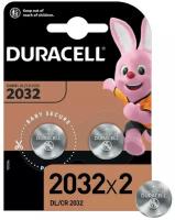 Батарейки DURACELL CR2032-2BL литий бл/2шт