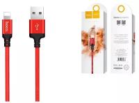 Кабель для iPhone HOCO X14 Times speed lightning cable 1м красный