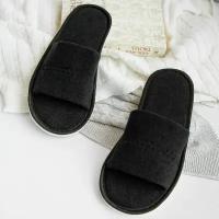 Тапочки Amaro Home Махра, размер 42-44, черный