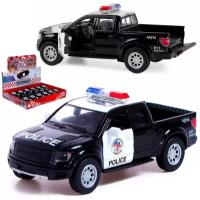 Металлическая машинка игрушка 1:46 «2013 Ford F-150 SVT Raptor SuperCrew (Police)» инерционная