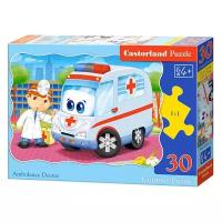 Пазл Castorland Ambulance Doctor (B-03471), 30 дет., разноцветный