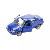 Модель Lada 110 синяя 12см без света и звука Технопарк металл. инерц. откр. двери и багажник