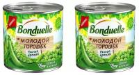 Bonduelle Овощные консервы Горошек зеленый молодой, 400 г, 2 шт