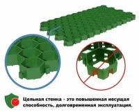 Решетка газонная. Садовая дорожка настил в теплицу. Экопарковка для газона. Ячейка пластиковая на траву 70х40х5 см