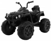 Детский квадроцикл Grizzly ATV 4WD Black 12V с пультом управления - BDM0906-4