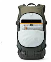 Фотосумка рюкзак Lowepro Flipside Trek BP 350 AW, серый/темно-зеленый