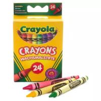 Восковые мелки CRAYOLA 0024 пастель, 24 цвета