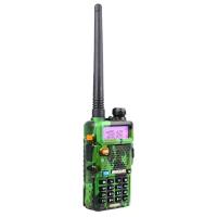 Рация Baofeng UV-5R Камуфляжная, портативная радиостанция Баофенг для охоты и рыбалки с аккумулятором на 1800 мА*ч и радиусом 10 км, UHF, VHF